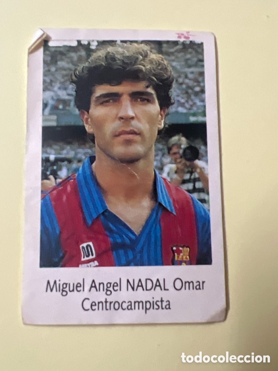 Coleccionismo cromos antiguos: C5204. N&deg;20 NADAL (BARCELONA) ADHESIVO BIMBO LIGA FUTBOL 91-92