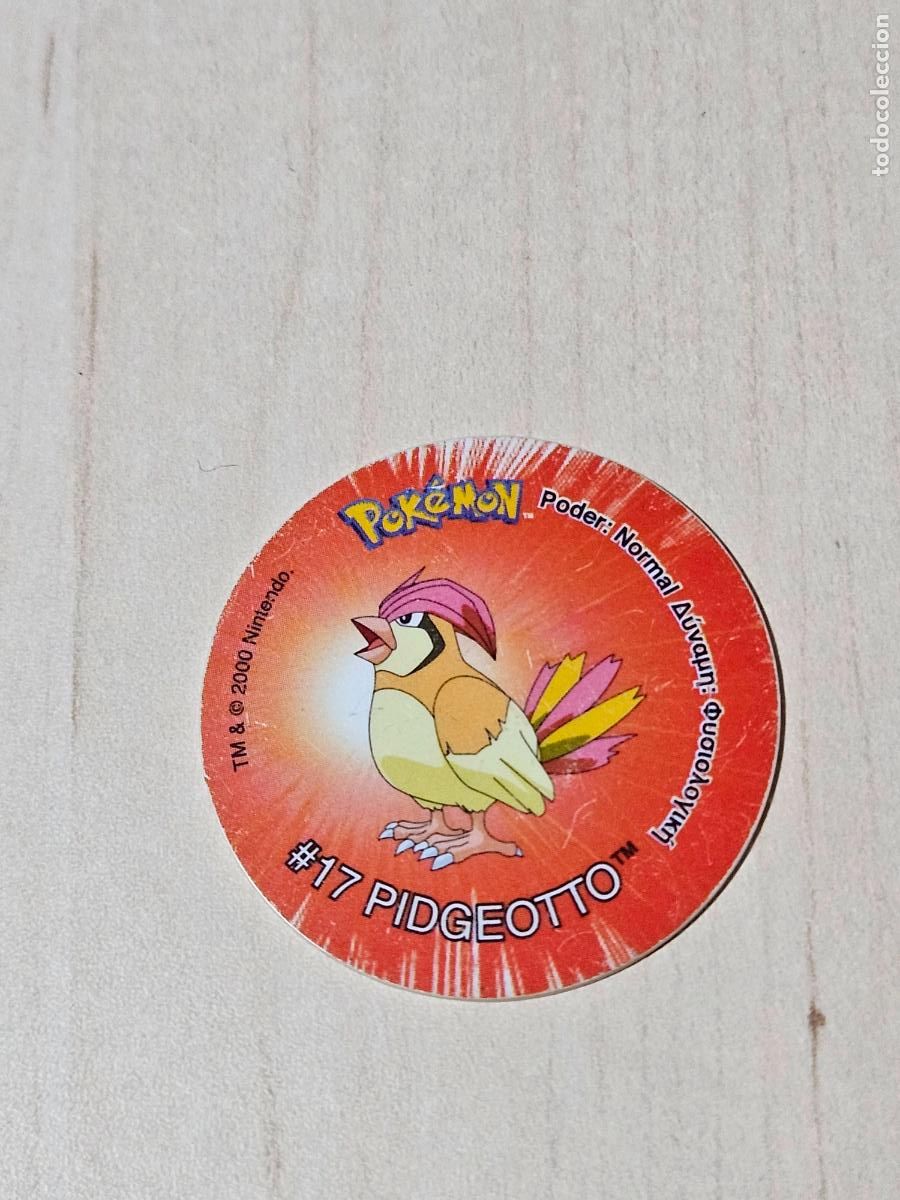 Coleccionismo cromos antiguos: TAZO 17 PIDGEOTTO - POKEMON 2 TAZOS