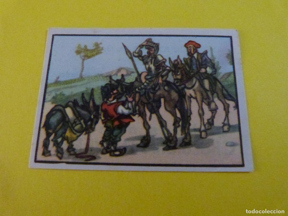 Coleccionismo cromos antiguos: CROMO DON QUIJOTE DE LA MANCHA SIN PEGAR N&ordm; 104 A&Ntilde;O 1955 ALBUM DON QUIJOTE... DE CHOCOLATES LLOVERAS