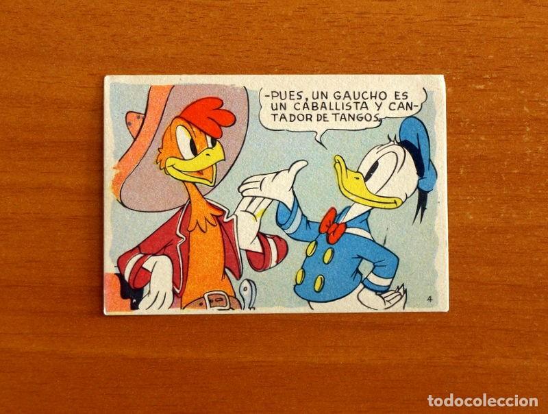 Coleccionismo cromos antiguos: &Aacute;lbum Walt Disney - Una Jira por la Pampa Argentina - N&ordm; 4 - Chocolates Lloveras A&ntilde;o 1948