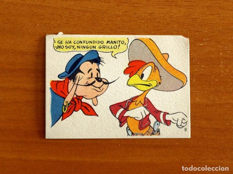 Coleccionismo cromos antiguos: &Aacute;lbum Walt Disney - Una Jira por la Pampa Argentina - N&ordm; 8 - Chocolates Lloveras A&ntilde;o 1948