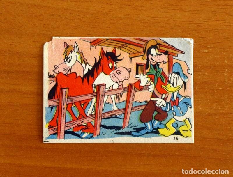 Coleccionismo cromos antiguos: &Aacute;lbum Walt Disney - Una Jira por la Pampa Argentina - N&ordm; 16 - Chocolates Lloveras A&ntilde;o 1948