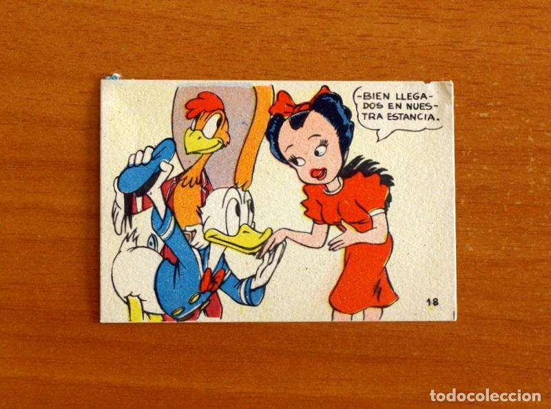 Coleccionismo cromos antiguos: &Aacute;lbum Walt Disney - Una Jira por la Pampa Argentina - N&ordm; 18 - Chocolates Lloveras A&ntilde;o 1948