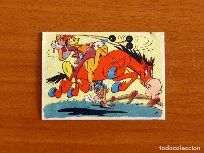 Coleccionismo cromos antiguos: &Aacute;lbum Walt Disney - Una Jira por la Pampa Argentina - N&ordm; 21 - Chocolates Lloveras A&ntilde;o 1948