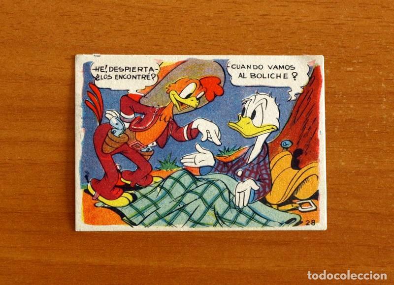 Coleccionismo cromos antiguos: &Aacute;lbum Walt Disney - Una Jira por la Pampa Argentina - N&ordm; 28 - Chocolates Lloveras A&ntilde;o 1948