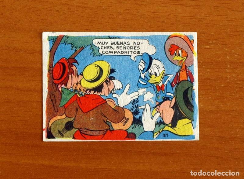 Coleccionismo cromos antiguos: &Aacute;lbum Walt Disney -Una Jira por la Pampa Argentina-N&ordm; 31 -Chocolates Lloveras A&ntilde;o 1948-Nunca Pegado