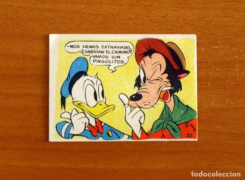 Coleccionismo cromos antiguos: &Aacute;lbum Walt Disney - Una Jira por la Pampa Argentina - N&ordm; 32 - Chocolates Lloveras A&ntilde;o 1948