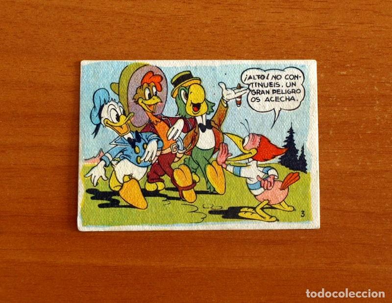 Coleccionismo cromos antiguos: &Aacute;lbum Walt Disney - Los Tres Caballeros y Stromboli - N&ordm; 3 - Chocolates Lloveras A&ntilde;o 1948