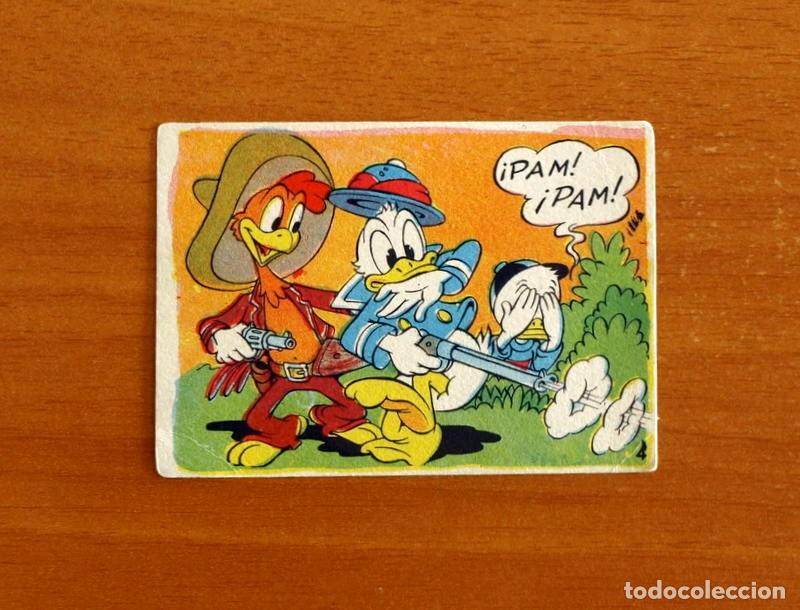 Coleccionismo cromos antiguos: &Aacute;lbum Walt Disney - El Pato Donald va de Caza - N&ordm; 4 - Chocolates Lloveras A&ntilde;o 1948