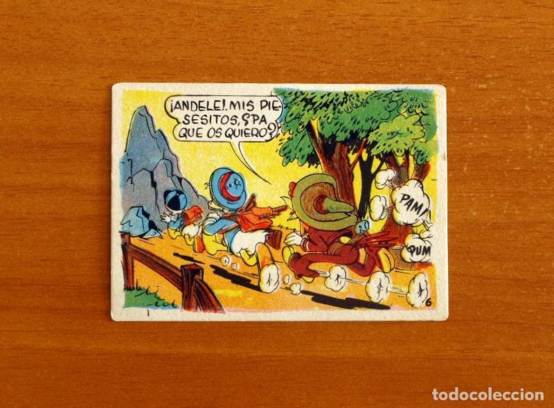 Coleccionismo cromos antiguos: &Aacute;lbum Walt Disney - El Pato Donald va de Caza - N&ordm; 6 - Chocolates Lloveras A&ntilde;o 1948 - Nunca pegado