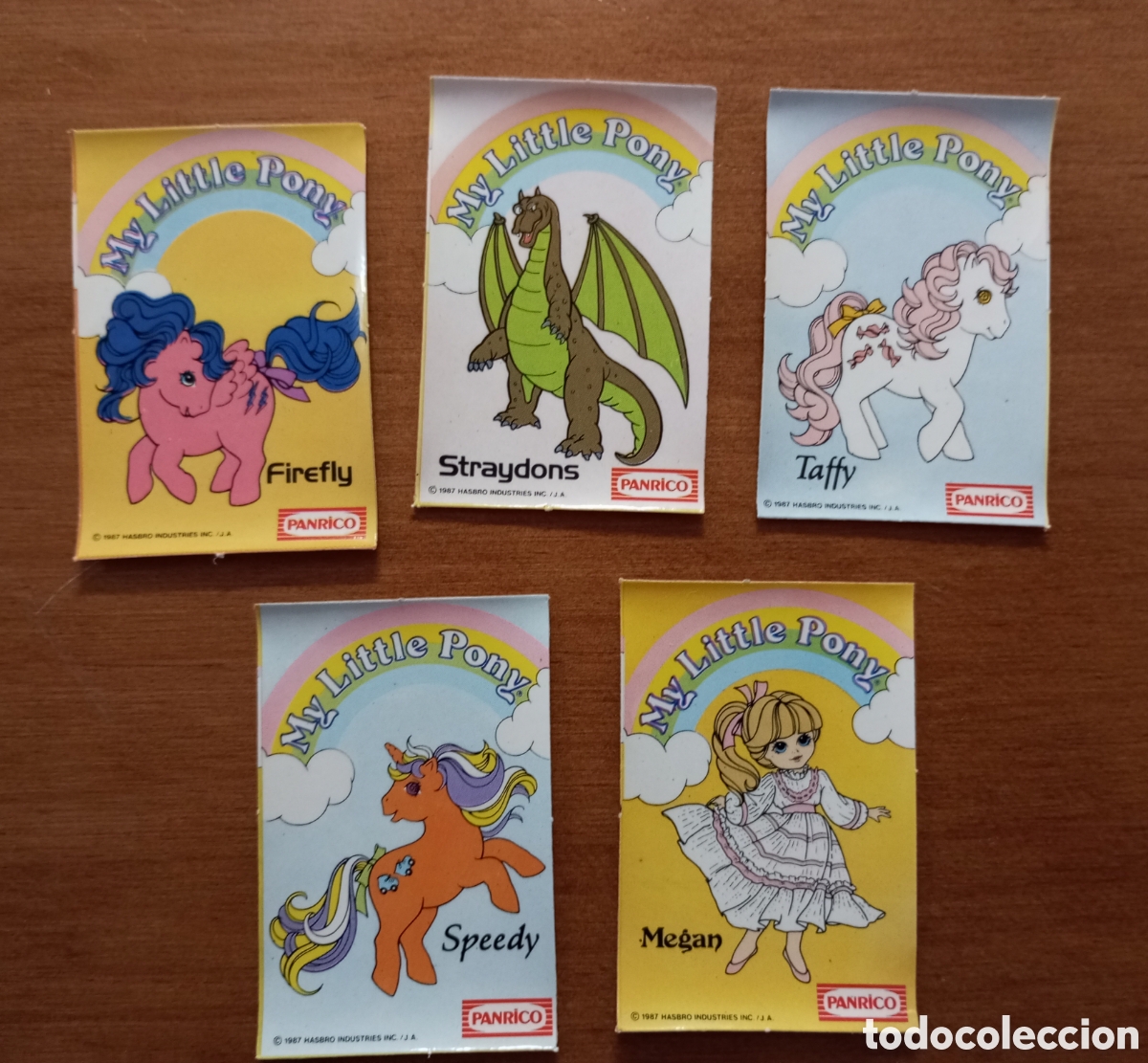Coleccionismo cromos antiguos: PANRICO My Little Pony Megan Speedy Straysons .. Vintage A&ntilde;os 80 Dif&iacute;ciles.