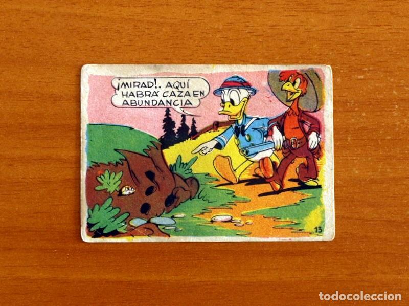 Coleccionismo cromos antiguos: &Aacute;lbum Walt Disney - El Pato Donald va de Caza - N&ordm; 13 - Chocolates Lloveras A&ntilde;o 1948