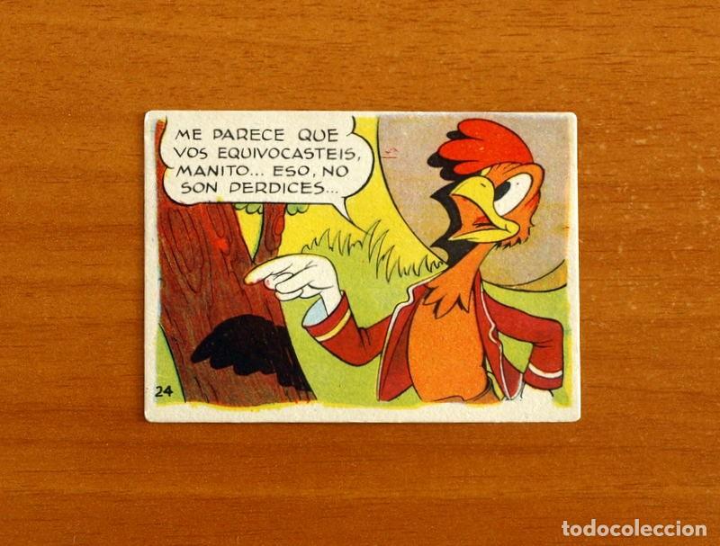 Coleccionismo cromos antiguos: &Aacute;lbum Walt Disney - El Pato Donald va de Caza - N&ordm; 24 - Chocolates Lloveras A&ntilde;o 1948