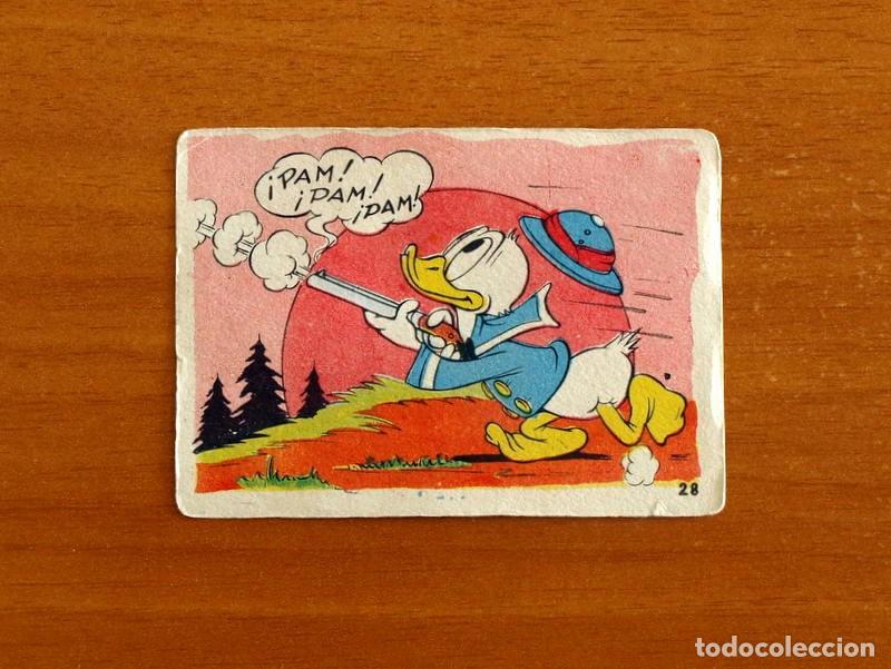 Coleccionismo cromos antiguos: &Aacute;lbum Walt Disney - El Pato Donald va de Caza - N&ordm; 28 - Chocolates Lloveras A&ntilde;o 1948