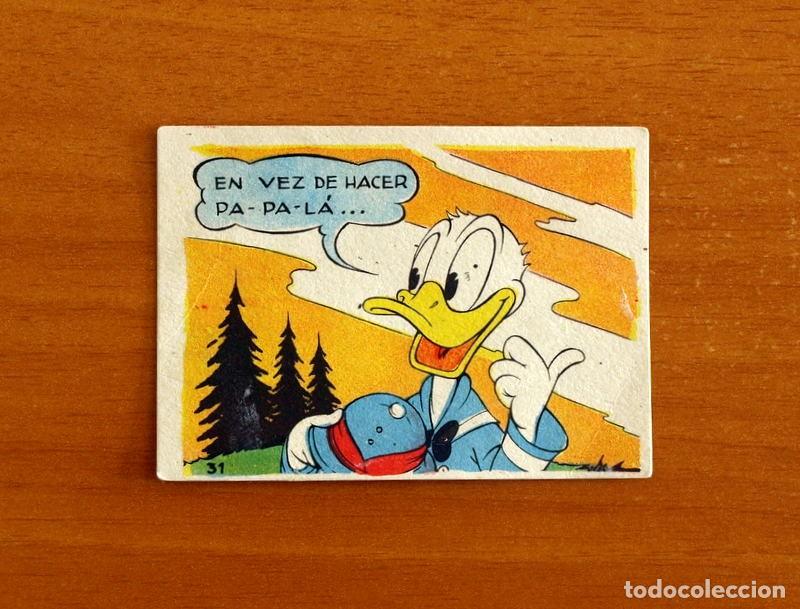 Coleccionismo cromos antiguos: &Aacute;lbum Walt Disney - El Pato Donald va de Caza - N&ordm; 31 - Chocolates Lloveras A&ntilde;o 1948