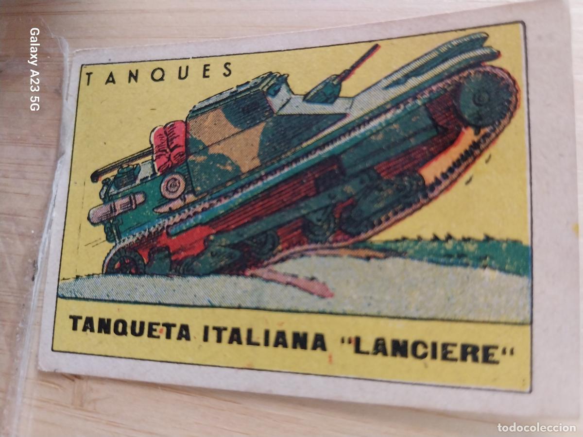 Coleccionismo cromos antiguos: TSNQUETA ITALIANA LANCIERE CROMO A&Ntilde;OS 40 ILUSTRACION 7X5CMS ORIGINAL