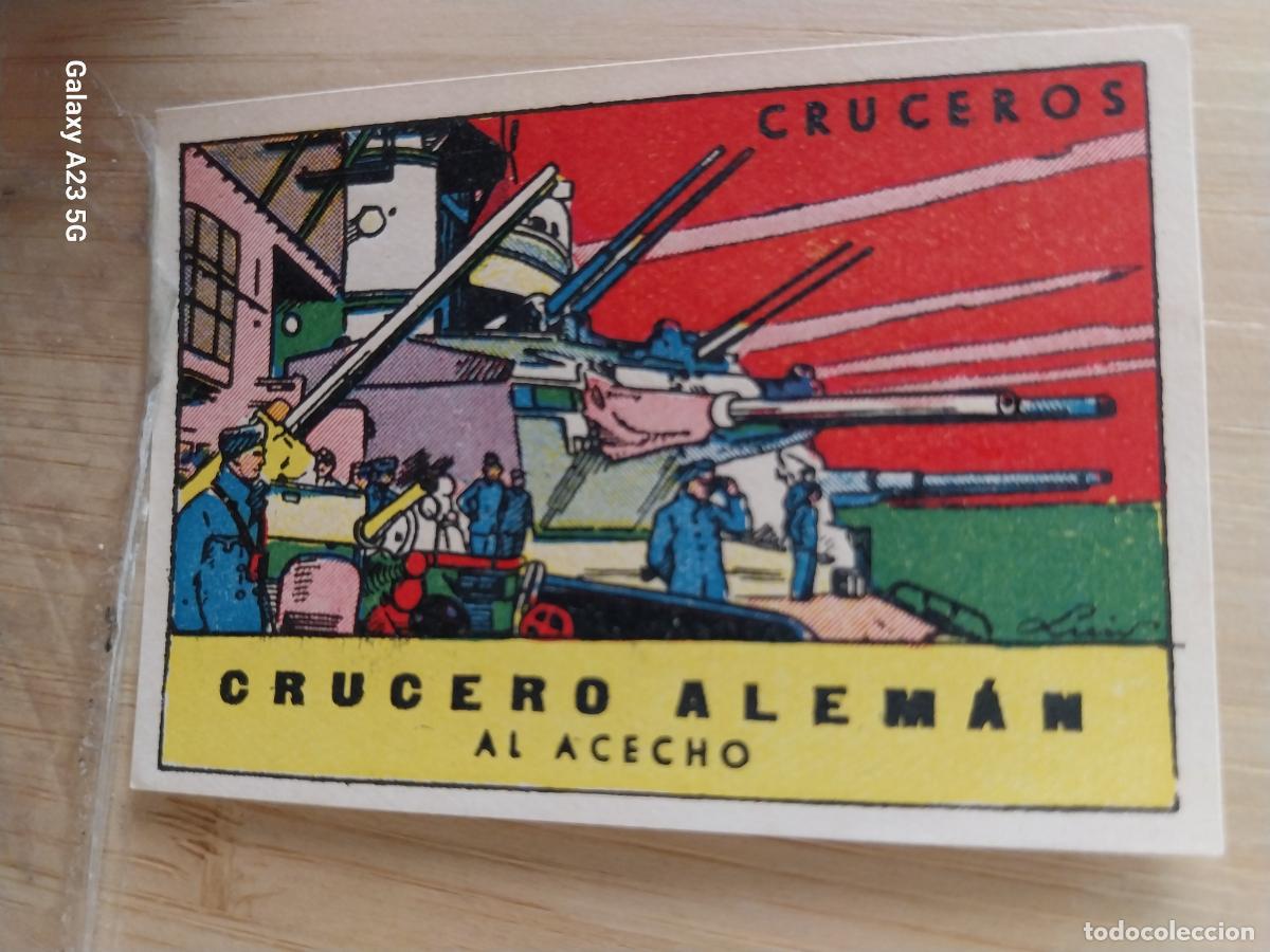 Colecionismo Cromos antigos: CRUCERO ALEMAN CROMO A&Ntilde;OS 40 ILUSTRACION 7X5CMS ORIGINAL