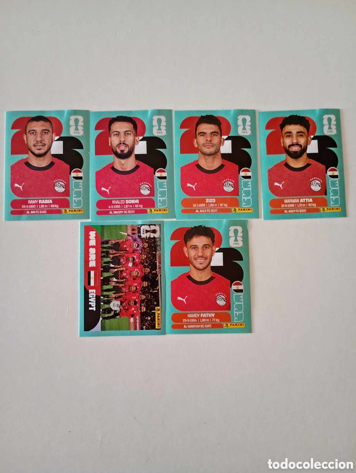 Coleccionismo cromos antiguos: lote cromos Egipto mundial usa 2026 panini