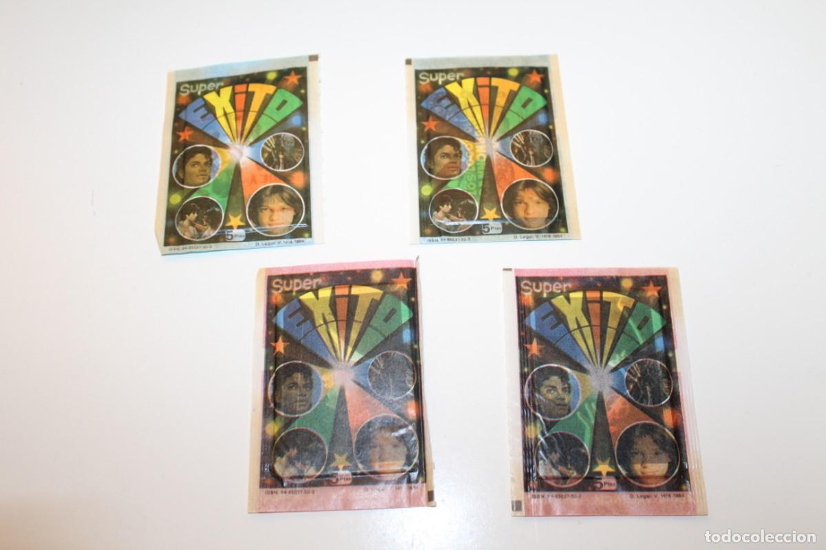 Coleccionismo cromos antiguos: 4 SOBRES DE CROMOS SUPER EXITO - MAGA 1984 - SIN ABRIR