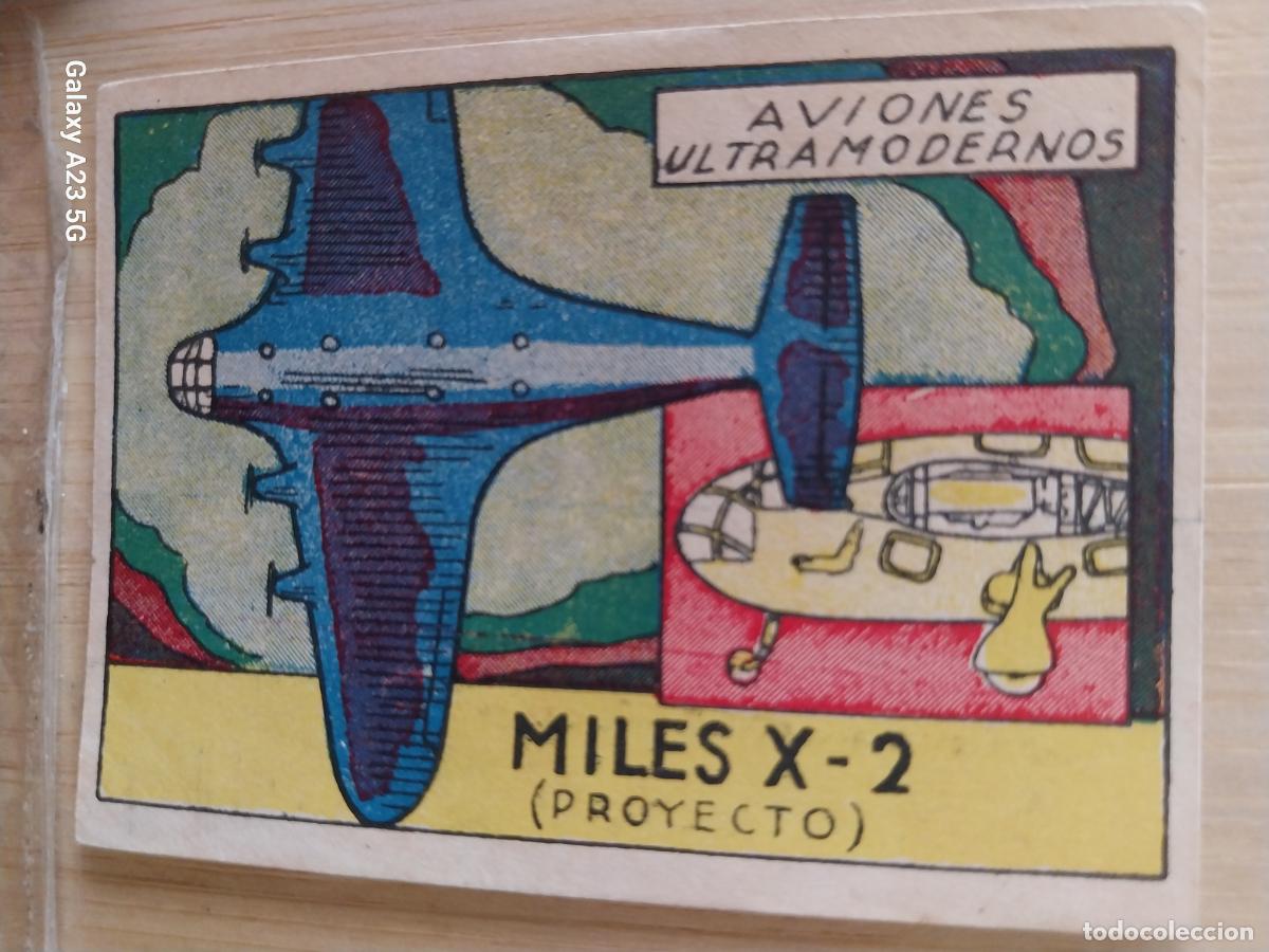 Sammeln alte Sammelbilder: AVION MILES X 2 CROMO A&Ntilde;OS 40 SIN PEGAR NUNCA ILUST LUIS 7X5CMS