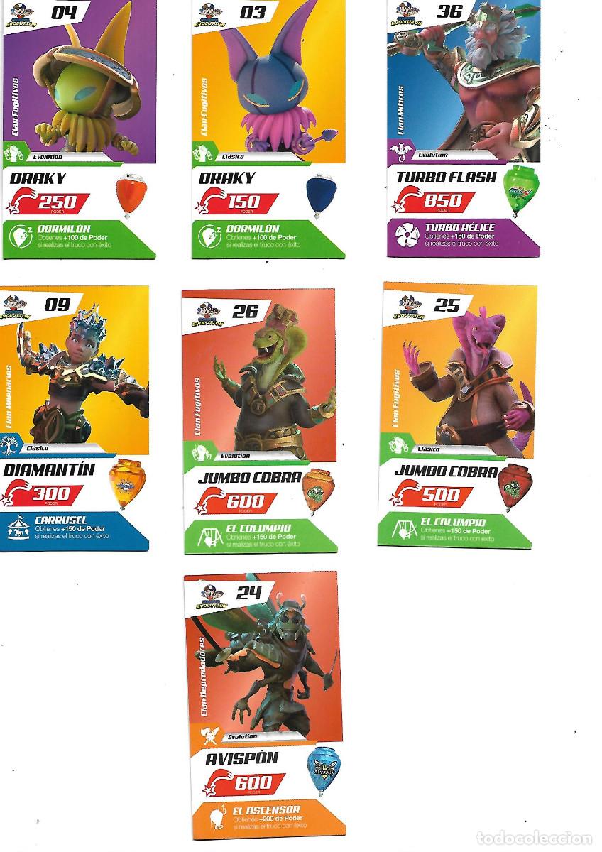 Sammeln alte Sammelbilder: 7 fichas evolution el juego