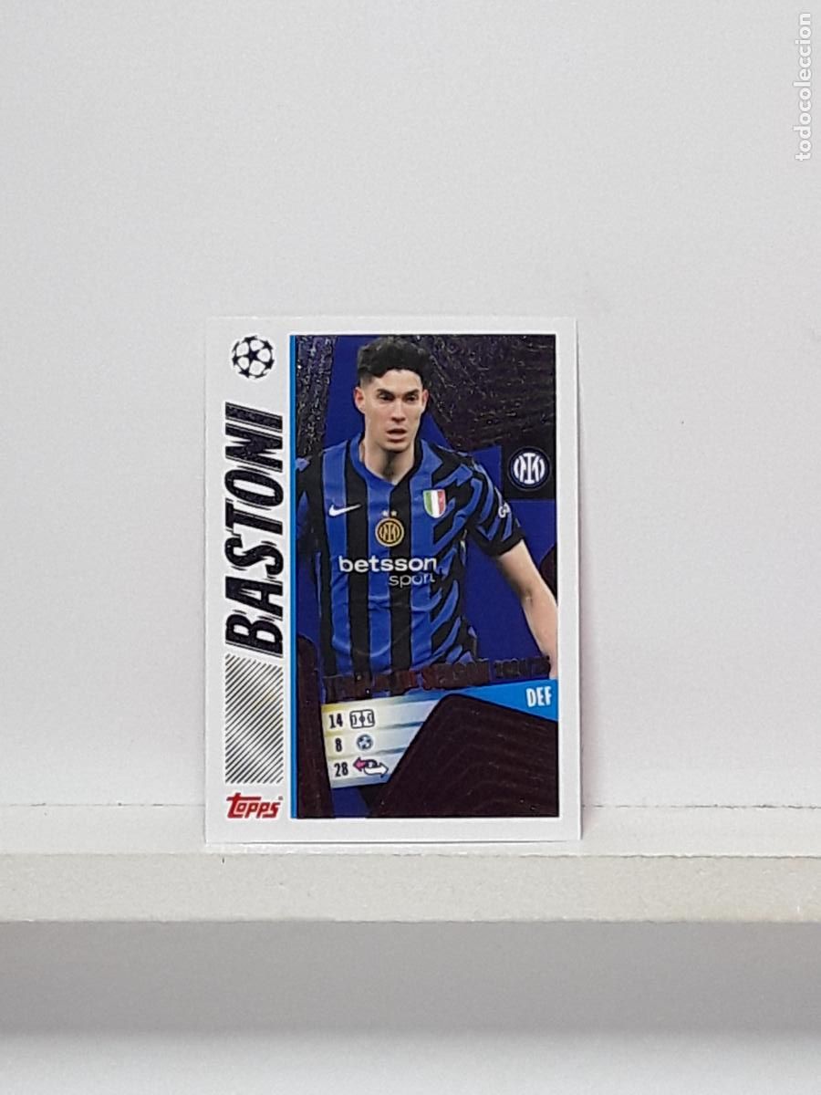 Coleccionismo cromos antiguos: CHAMPIONS STICKER 2025 2026 25 26 ALBUM TOPPS LEAGUE N 7 INTER MILAN TEAM SEASON BASTONI