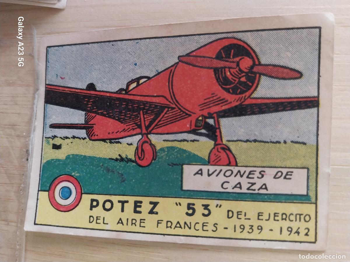 Coleccionismo cromos antiguos: LINEAS AEREAS POTEZ 53 FRANCIA A&Ntilde;OS 40 SIN PEGAR NUNCA ILUST LUIS 7X5CMS