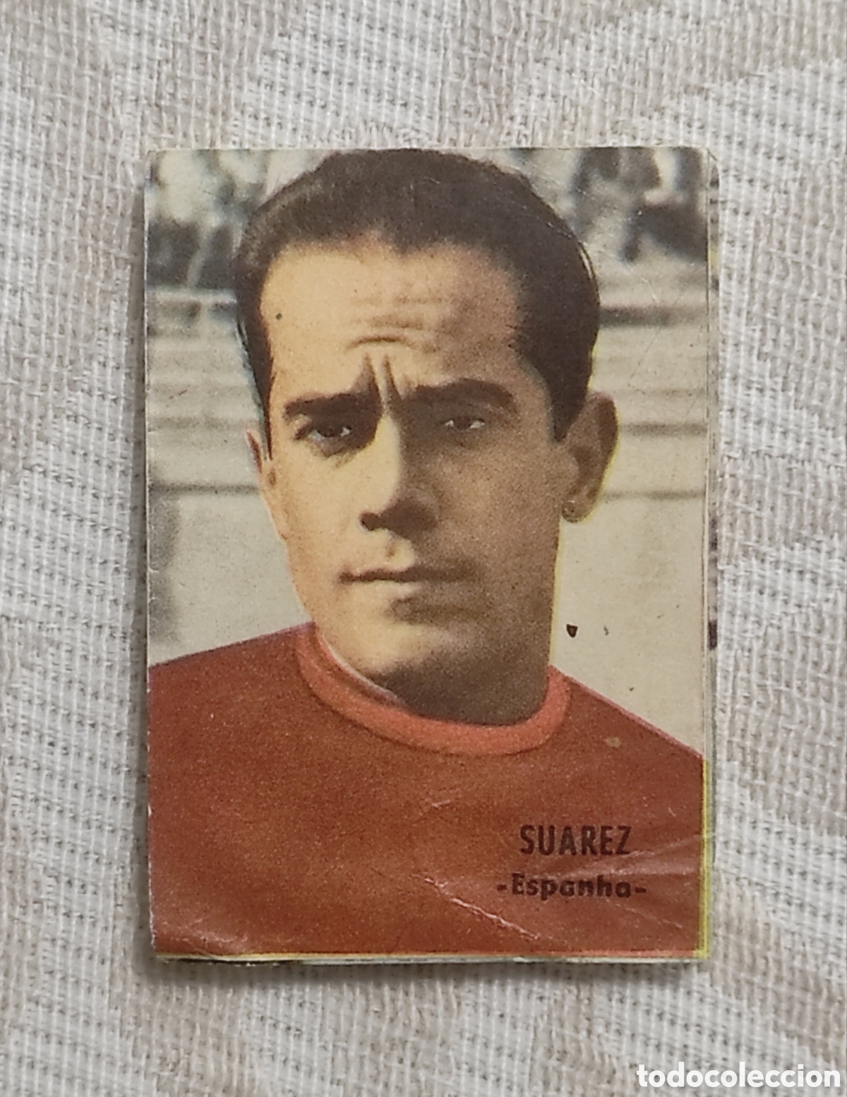 Coleccionismo cromos antiguos: CROMO F&Uacute;TBOL JUGADOR LUIS SUAREZ MILAN - MUNDIAL INGLATERRA 1966