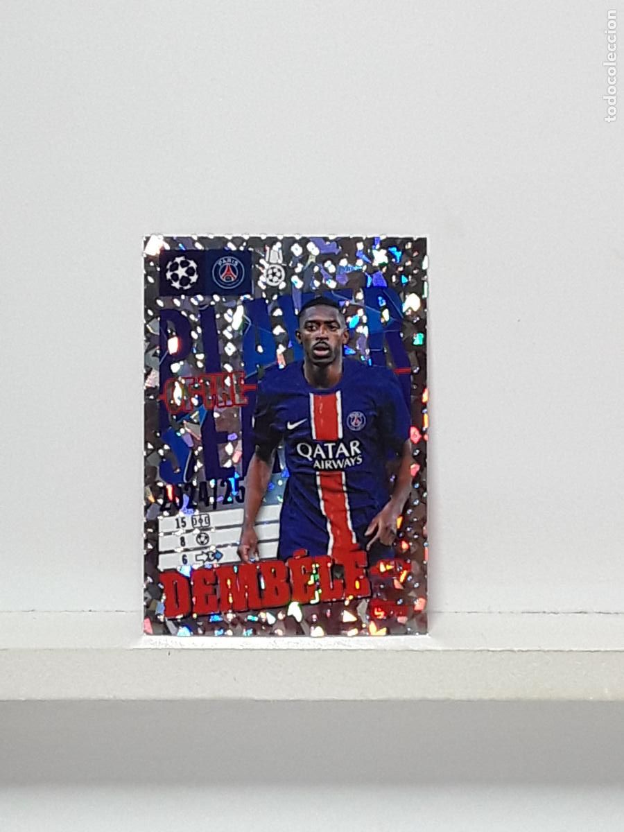 Coleccionismo cromos antiguos: CHAMPIONS STICKER 2025 2026 25 26 ALBUM TOPPS LEAGUE N 14 PARIS SAINT-GERMAIN TEAM SEASON DEMBELE
