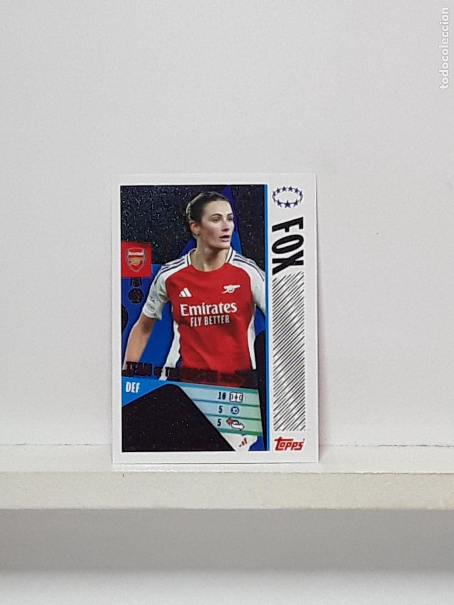 Coleccionismo cromos antiguos: CHAMPIONS STICKER 2025 2026 25 26 ALBUM TOPPS LEAGUE N 16 ARSENAL TEAM SEASON FOX
