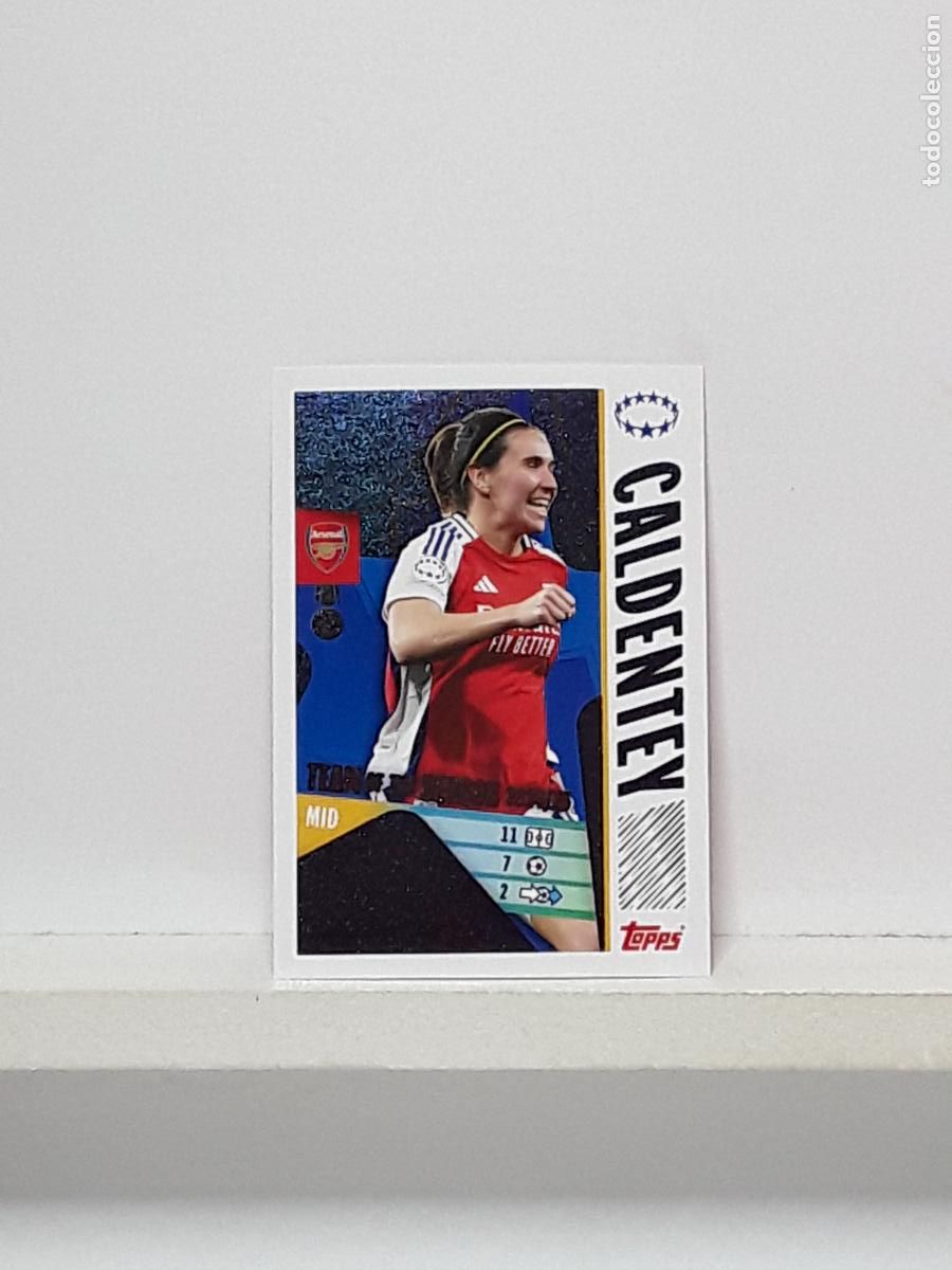 Coleccionismo cromos antiguos: CHAMPIONS STICKER 2025 2026 25 26 ALBUM TOPPS LEAGUE N 22 ARSENAL TEAM SEASON CALDENTEY