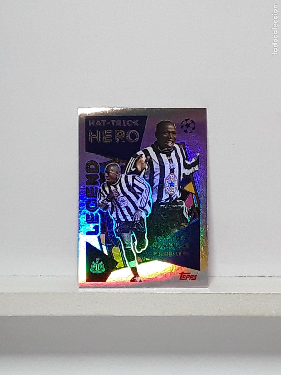 Coleccionismo cromos antiguos: CHAMPIONS STICKER 2025 2026 25 26 ALBUM TOPPS LEAGUE N 26 NEWCASTLE LEGEND FAUSTINO ASPRILLA