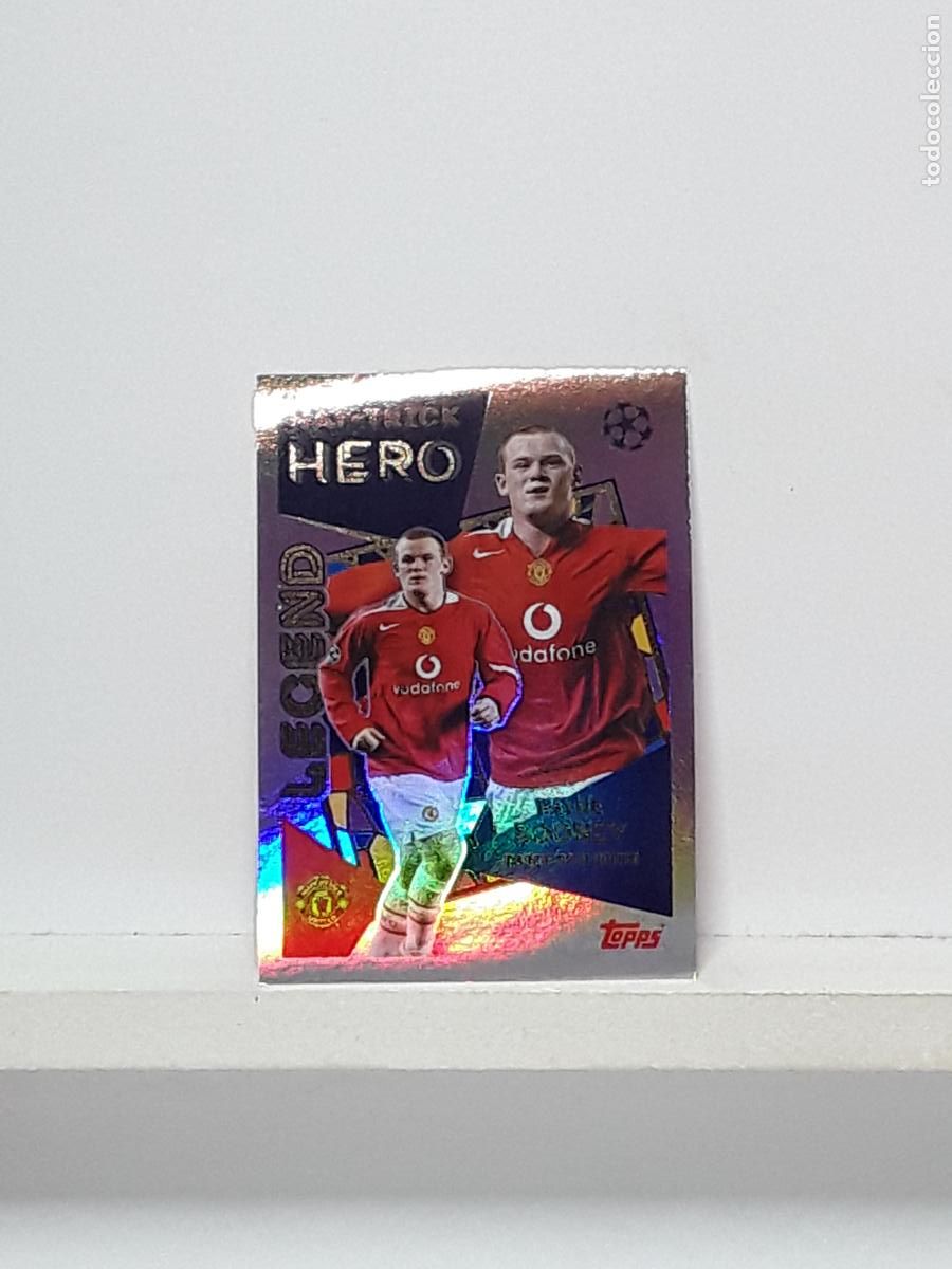 Coleccionismo cromos antiguos: CHAMPIONS STICKER 2025 2026 25 26 ALBUM TOPPS LEAGUE N 29 MANCHESTER UNITED LEGEND WAYNE ROONEY