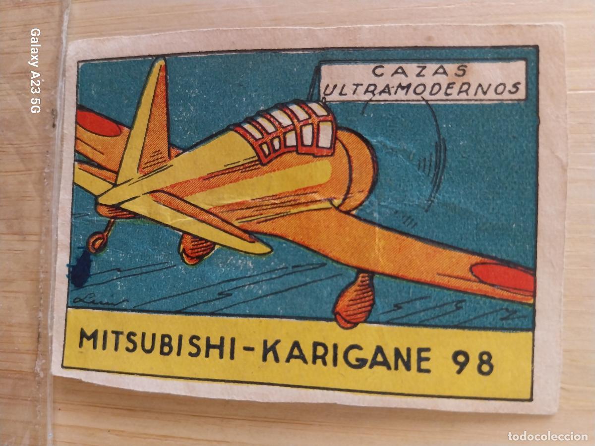 Sammeln alte Sammelbilder: AVION CAZA MITSUBISHI KARIGANE 98JAPON A&Ntilde;OS 40 SIN PEGAR NUNCA ILUST LUIS 7X5CMS
