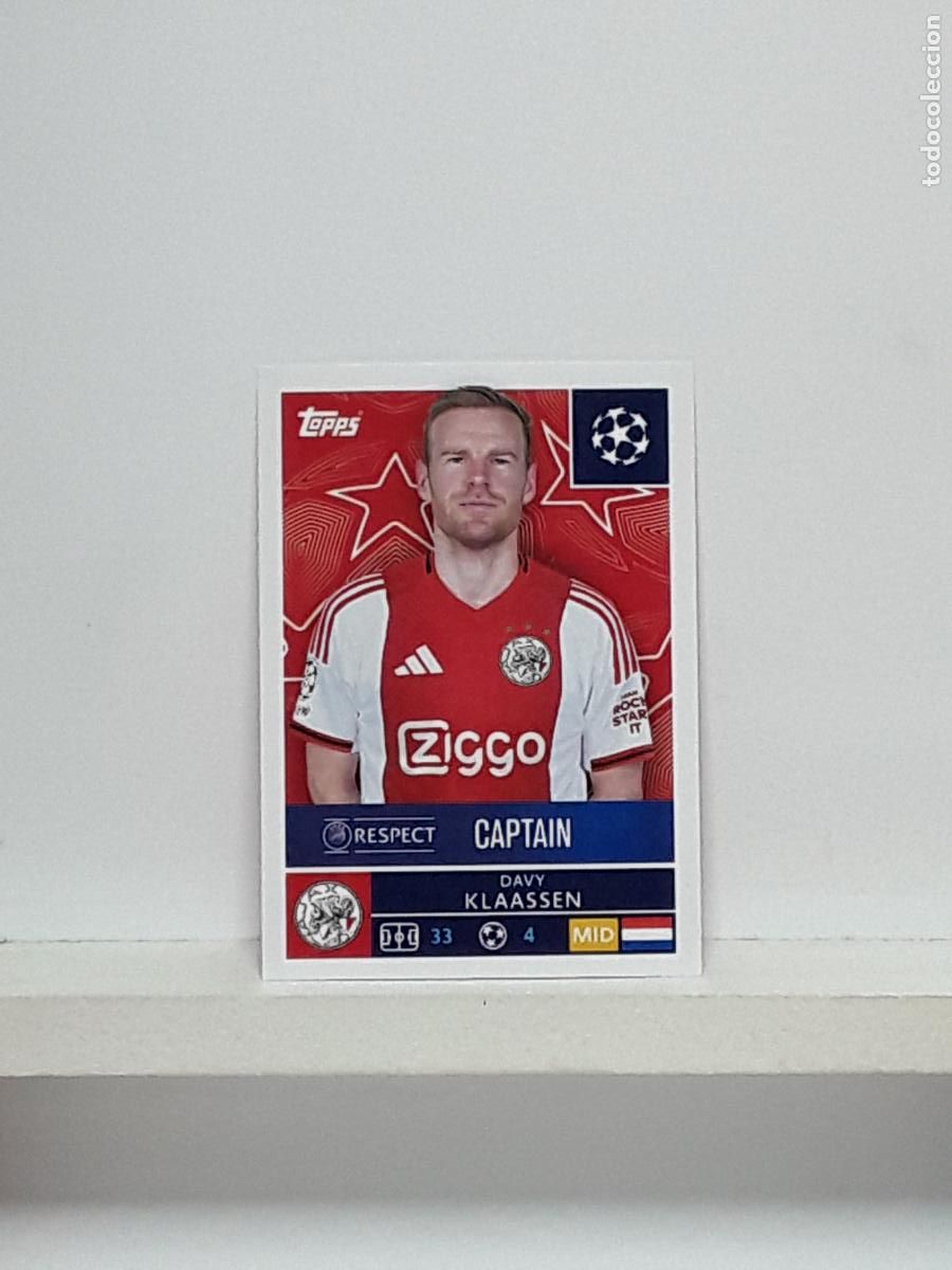 Sammeln alte Sammelbilder: CHAMPIONS STICKER 2025 2026 25 26 ALBUM TOPPS LEAGUE N 43 AJAX DAVY KLAASSEN