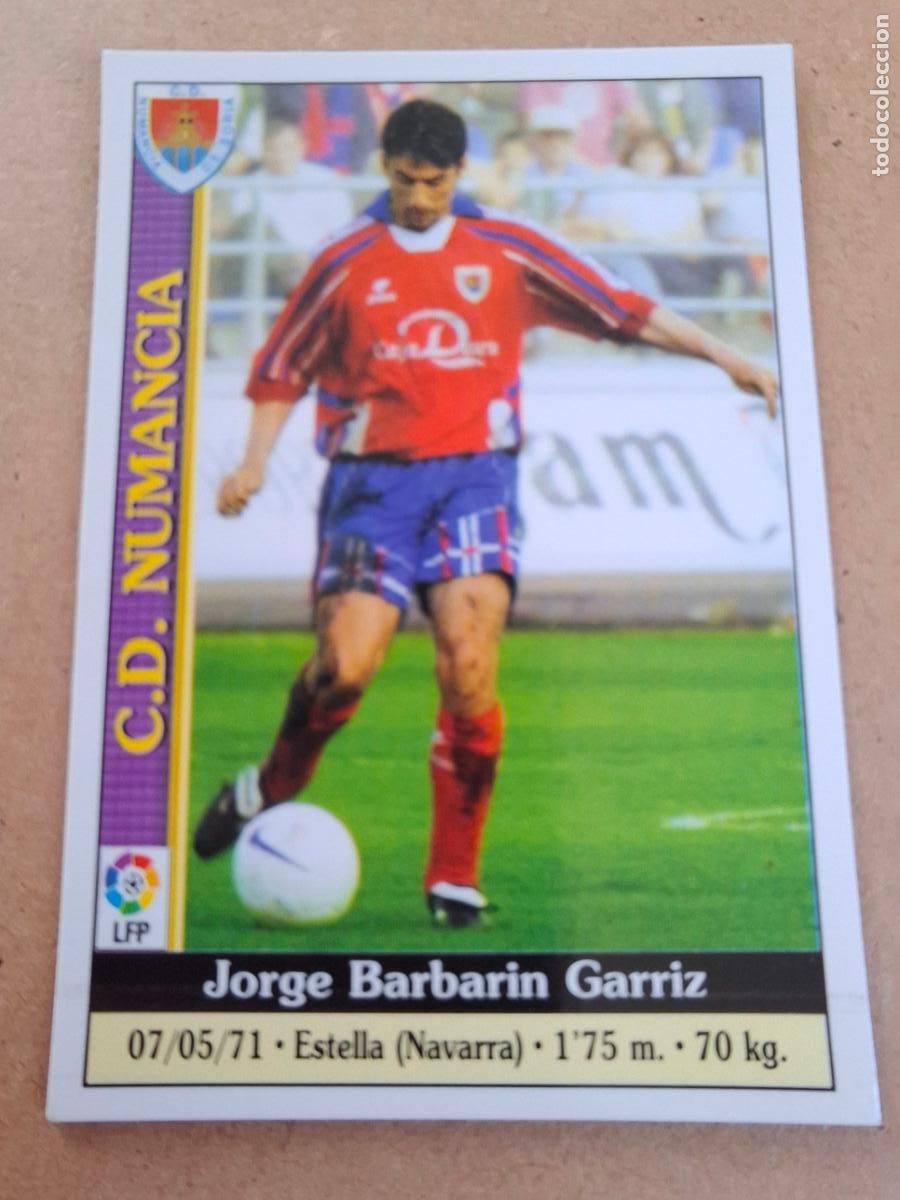 Sammeln alte Sammelbilder: MUNDICROMO 1999 2000 99 00 - 323 BARBARIN ( BAJA ) - CD. NUMANCIA