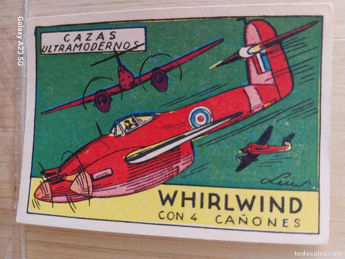 Sammeln alte Sammelbilder: AVION CAZA WHIRLWIND A&Ntilde;OS 40 SIN PEGAR NUNCA ILUST LUIS 7X5CMS
