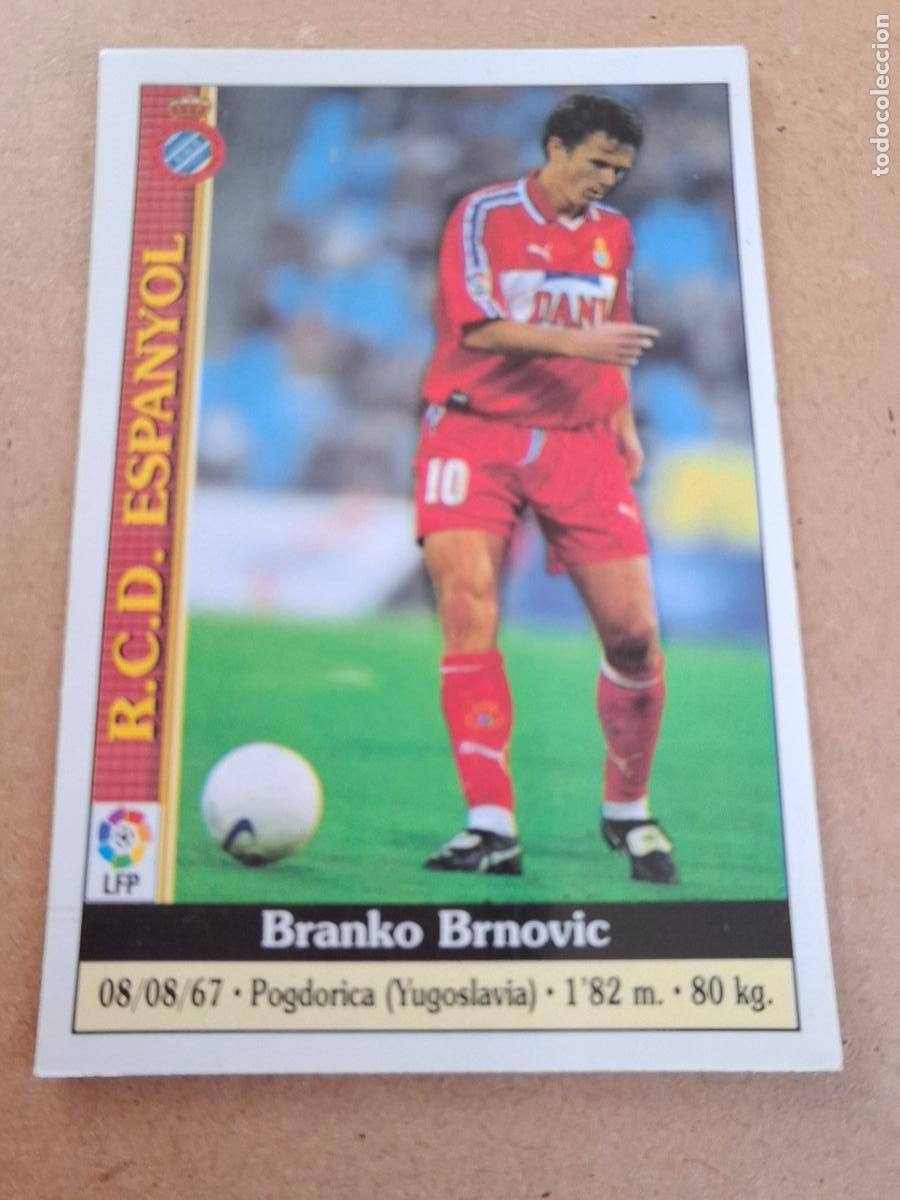 Sammeln alte Sammelbilder: MUNDICROMO 1999 2000 99 00 - 493 BRNOVIC ( BAJA ) - RCD. ESPANYOL
