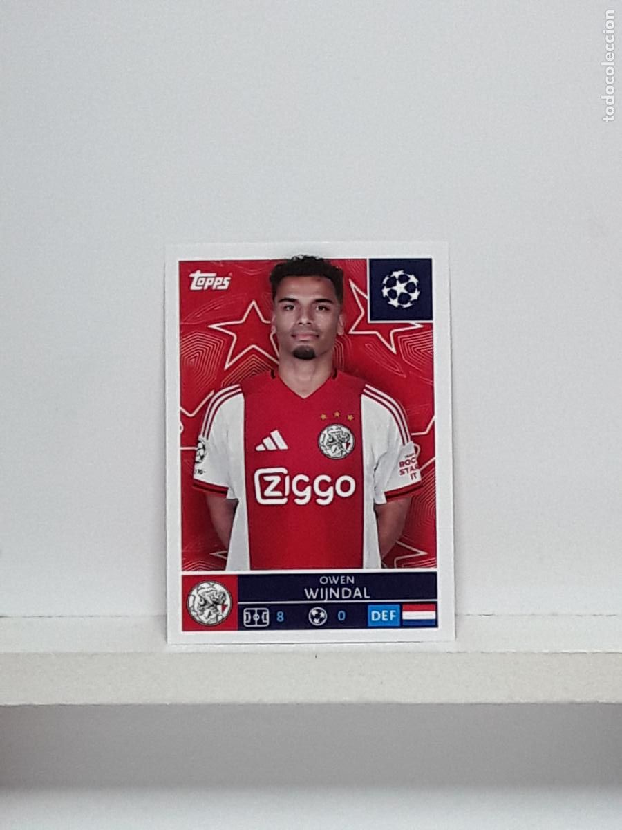 Coleccionismo cromos antiguos: CHAMPIONS STICKER 2025 2026 25 26 ALBUM TOPPS LEAGUE N 47 AJAX OWEN WIJNDAL