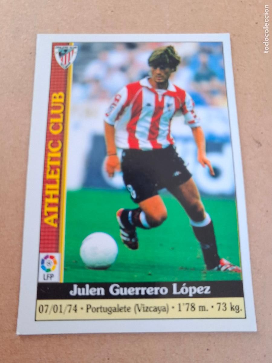 Coleccionismo cromos antiguos: MUNDICROMO 1999 2000 99 00 - 140 JULEN GUE- GUERRERO ( ERROR ) - ATHLETIC CLUB