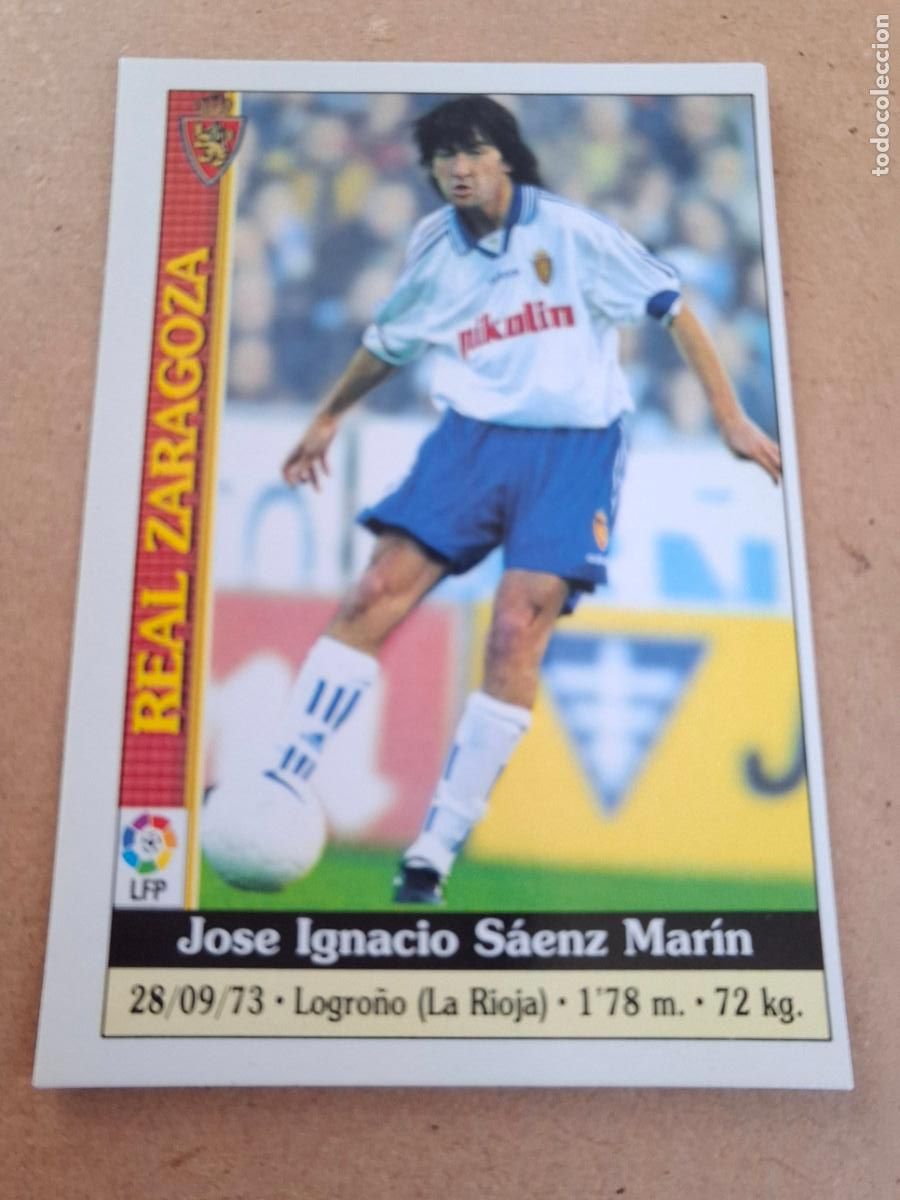 Coleccionismo cromos antiguos: MUNDICROMO 1999 2000 99 00 - 154 JOS&Eacute; IGNACIO ( ERROR IGANCIO ) - REAL ZARAGOZA