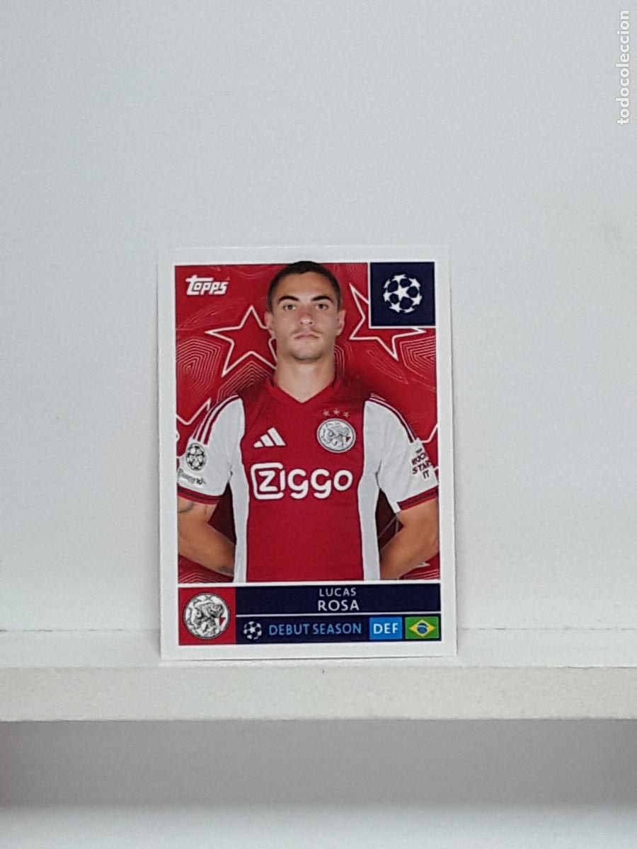 Coleccionismo cromos antiguos: CHAMPIONS STICKER 2025 2026 25 26 ALBUM TOPPS LEAGUE N 50 AJAX LUCAS ROSA