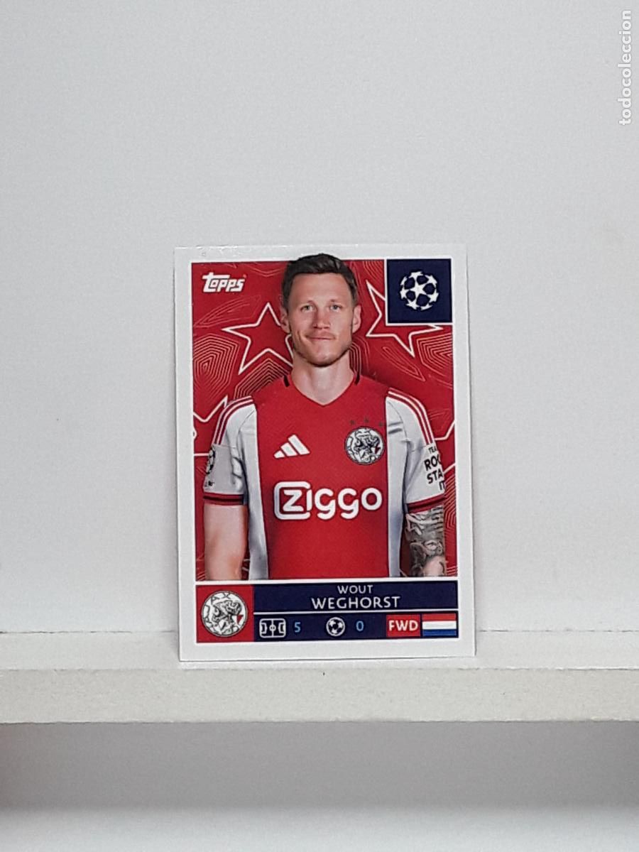 Coleccionismo cromos antiguos: CHAMPIONS STICKER 2025 2026 25 26 ALBUM TOPPS LEAGUE N 55 AJAX WOUT WEGHORST