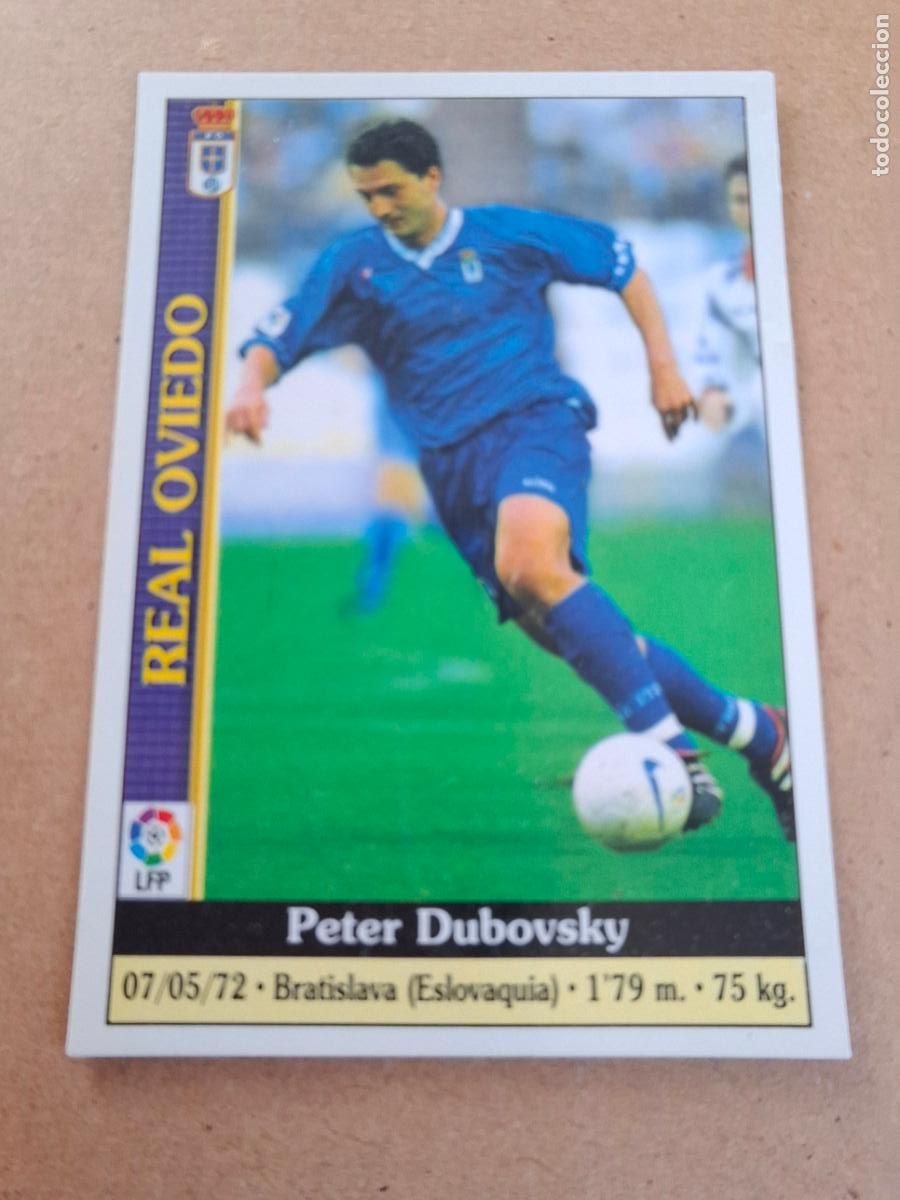 Coleccionismo cromos antiguos: MUNDICROMO 1999 2000 99 00 - 251 DUBOVSKI ( ERROR SIN N&ordm; ) - REAL OVIEDO