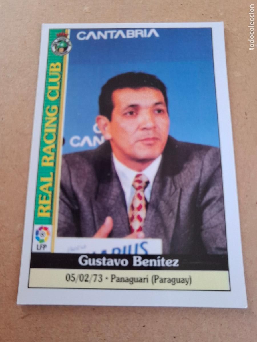 Coleccionismo cromos antiguos: MUNDICROMO 1999 2000 99 00 - 254 BENITEZ ( ERROR SELLO INTERNACIONAL ) - RACING CLUB
