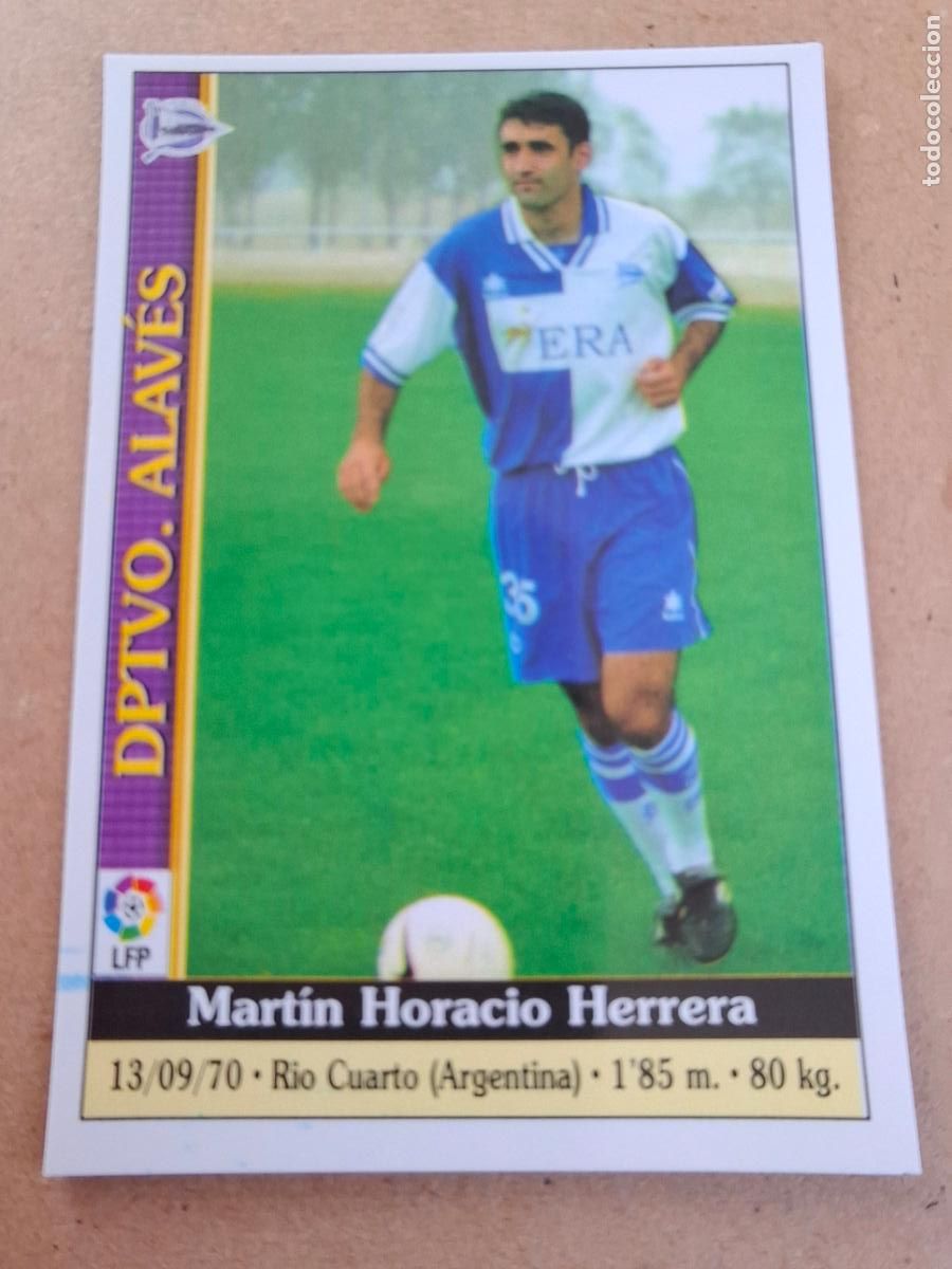 Coleccionismo cromos antiguos: MUNDICROMO 1999 2000 99 00 - 274 HERRERA ( ERROR ) - DPTVO. ALAV&Eacute;S