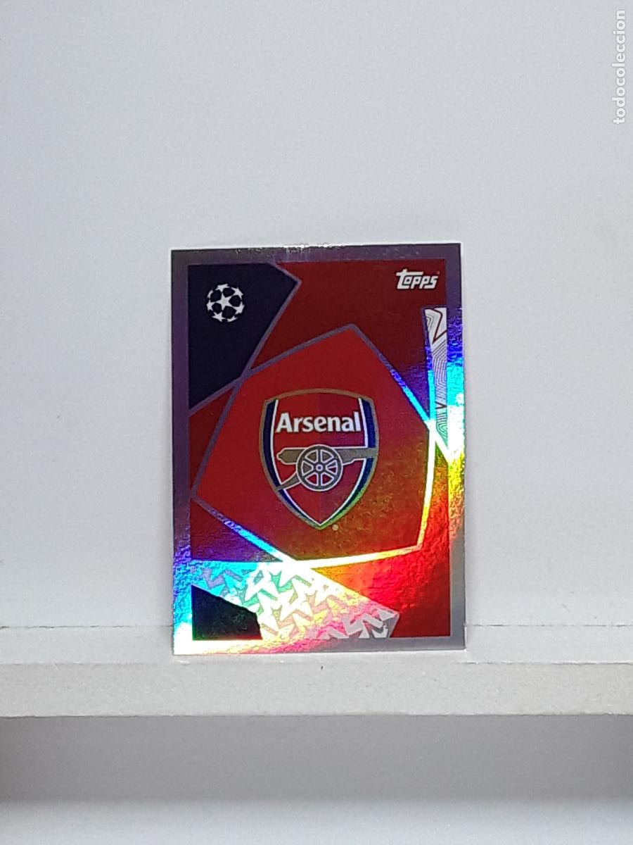 Coleccionismo cromos antiguos: CHAMPIONS STICKER 2025 2026 25 26 ALBUM TOPPS LEAGUE N 56 ARSENAL ESCUDO LOGO