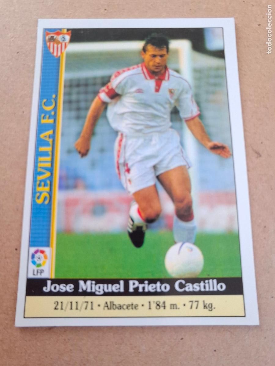 Coleccionismo cromos antiguos: MUNDICROMO 1999 2000 99 00 - 321 PRIETO ( ERROR N&ordm; ) - SEVILLA FC