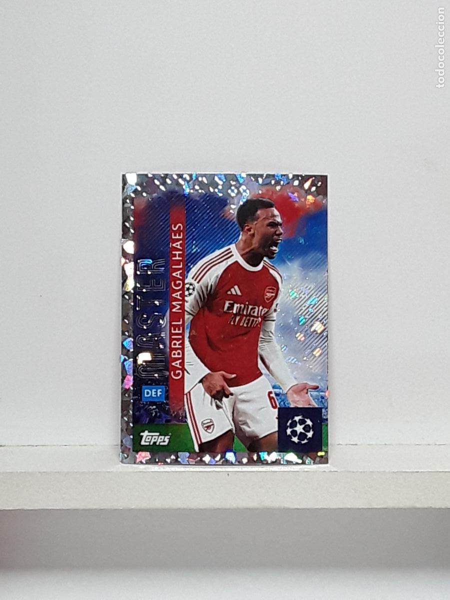 Coleccionismo cromos antiguos: CHAMPIONS STICKER 2025 2026 25 26 ALBUM TOPPS LEAGUE N 62 ARSENAL GABRIEL MAGALHAES