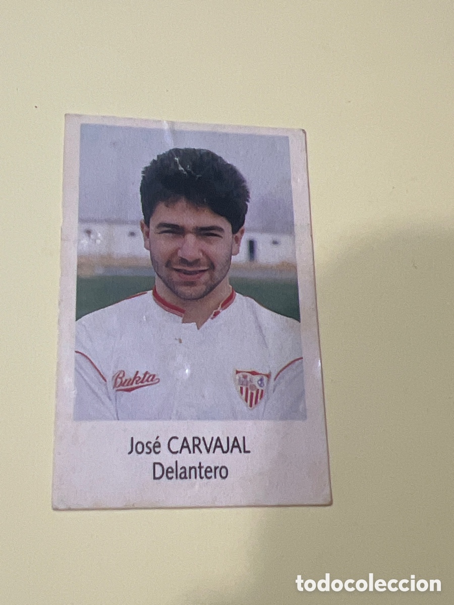 Coleccionismo cromos antiguos: C5554. 180 CARVAJAL SEVILLA BIMBO 1991 1992 CROMO FUTBOL LIGA 91 92 - SIN PEGAR